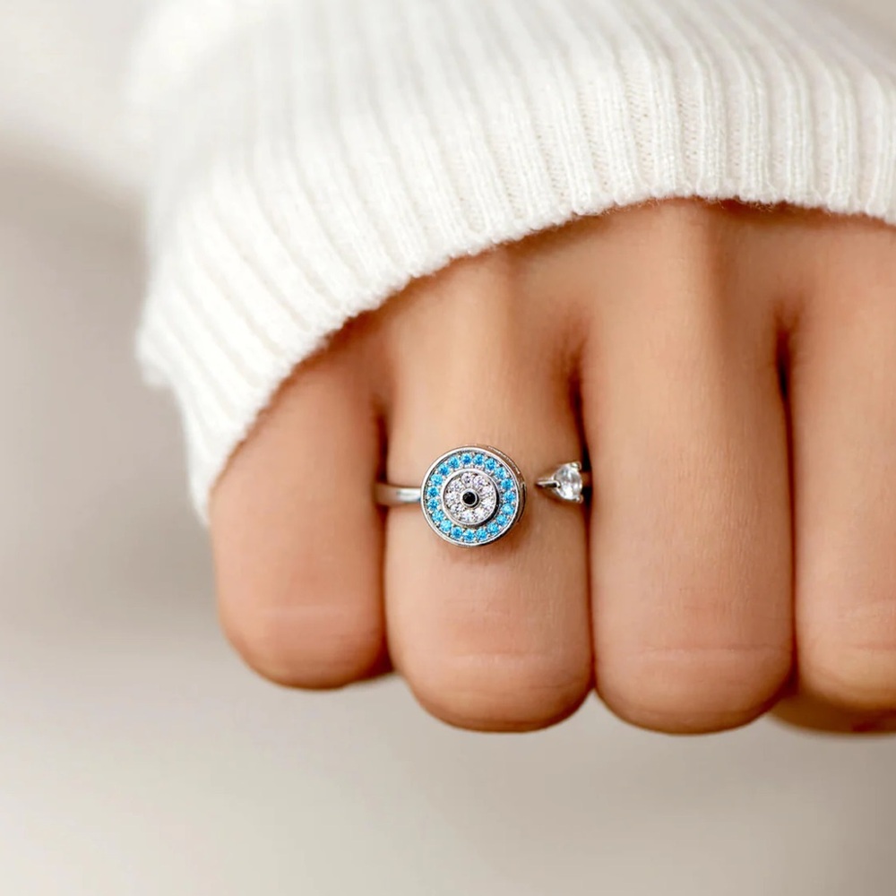 TO MY DAUGHTER - EVIL EYE FIDGET
RING